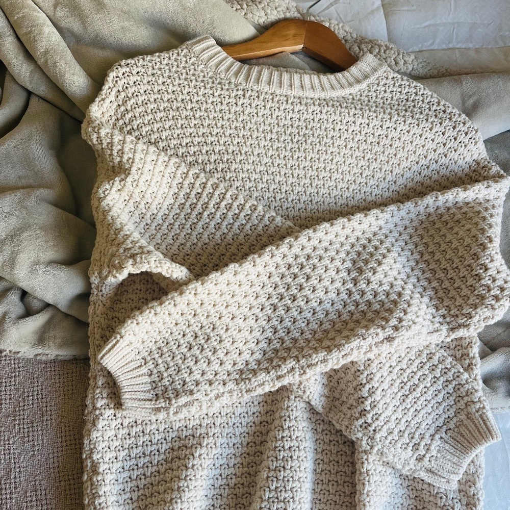 Knit Cream Sweater
